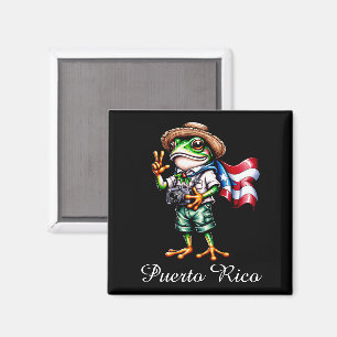 Aimant Salutations de Porto Rico Grenouille Coqui Boricua