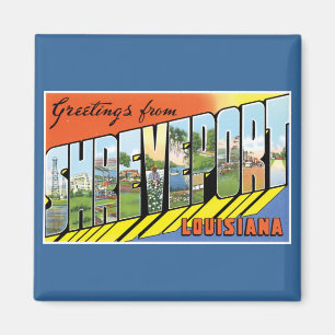 Aimant Salutations de Shreveport, Louisiane !