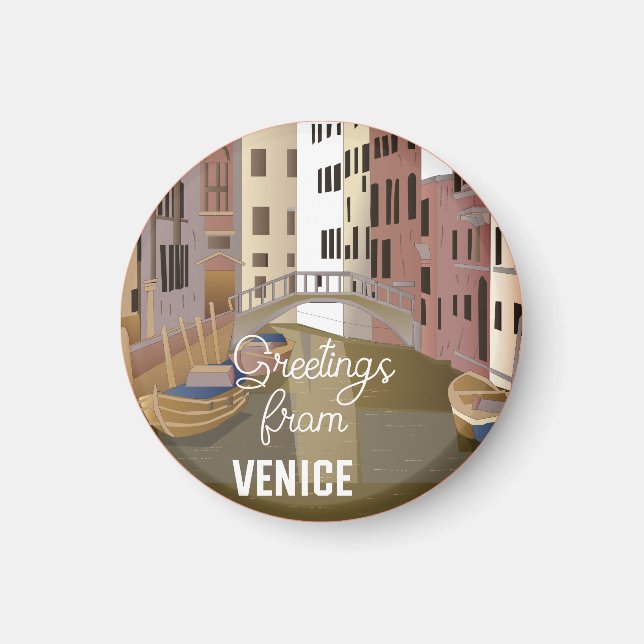 Aimant Salutations de Venise (Devant)