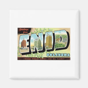 Aimant Salutations d'Enid, Oklahoma