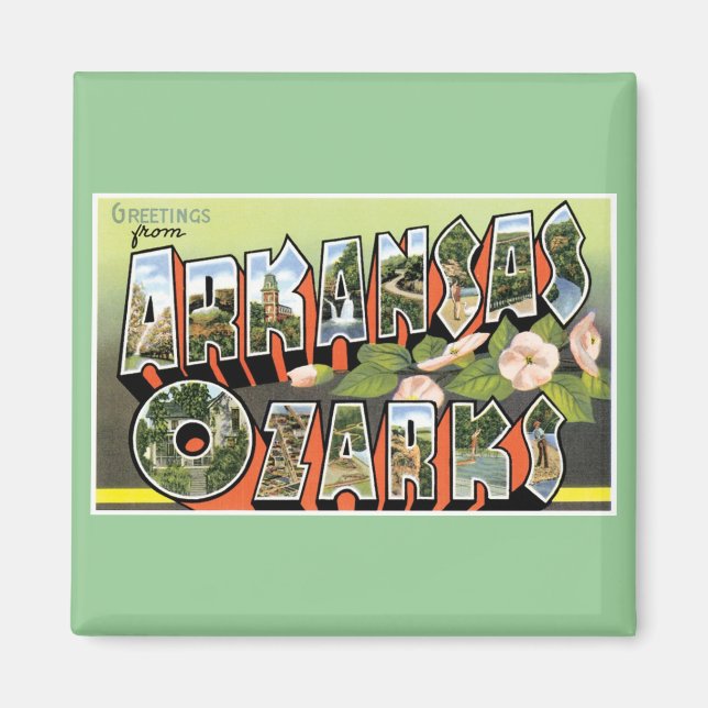 Aimant Salutations des Ozarks ! (Devant)