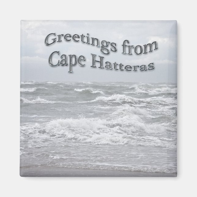 Aimant Salutations Du Cap Hatteras (Devant)