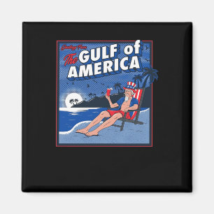 Aimant Salutations Du Golfe Des Etats-Unis