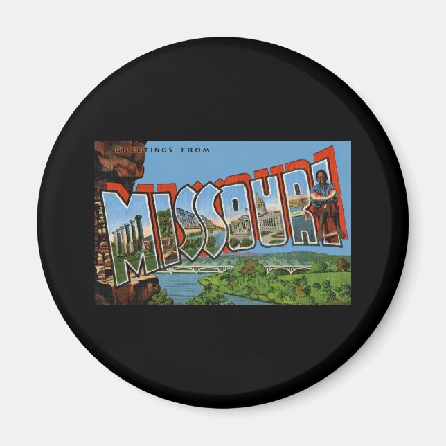 Aimant Salutations du Missouri (Devant)