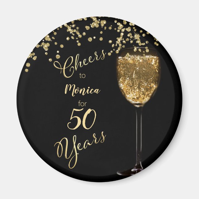 Aimant Salutations pour les années Garder (Devant)