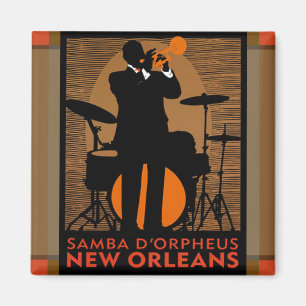 Aimant Samba D'Orpheus la Nouvelle-Orléans
