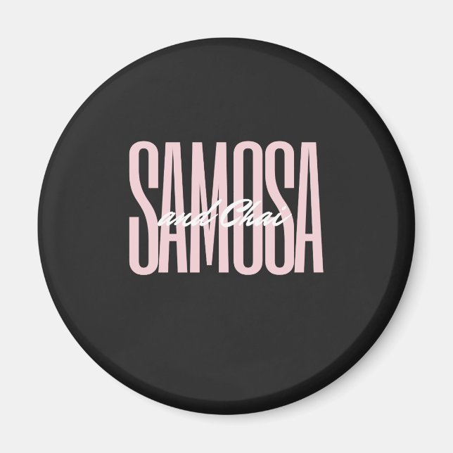 Aimant samosa et chai T-shirt (Devant)