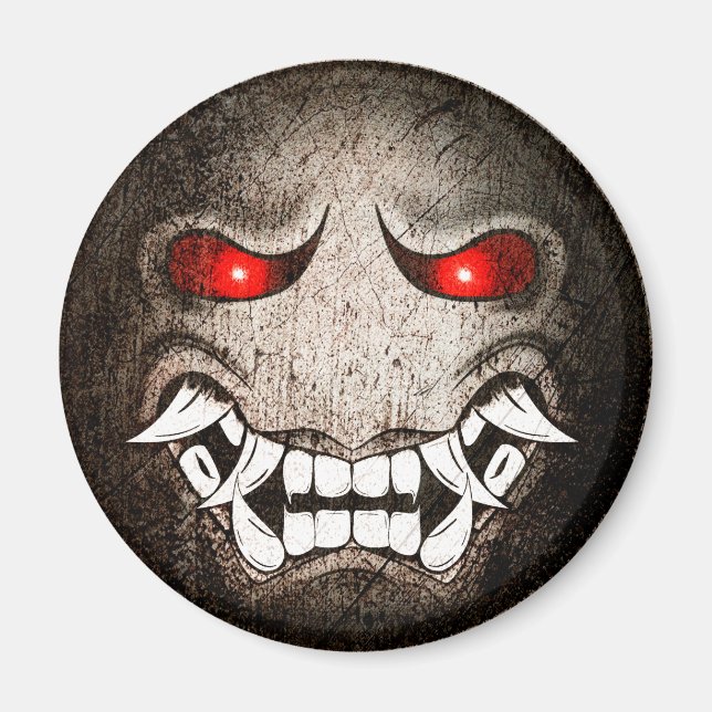 Aimant Samouraïmoji Vintag Magnet (Vorne)