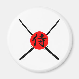 Aimant SAMURAI - Épée & Kanji