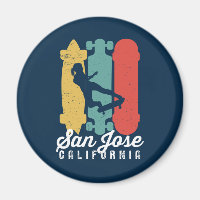 San Jose California Skater Girl Skateboard