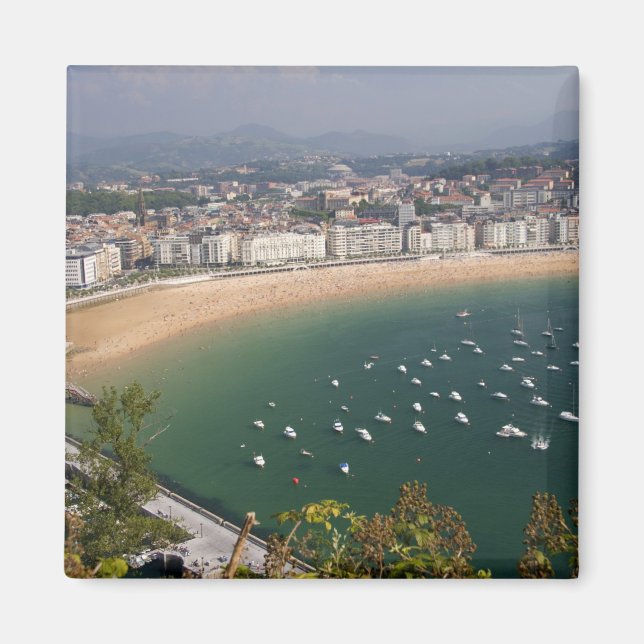 Aimant San Sebastian, Espagne. La ville basque de San (Devant)