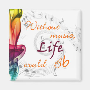 Aimant Sans musique, la vie Bb