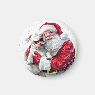 Aimant Santa Claus et Pitbull Chien Chien Chien Chien