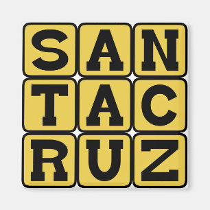 Aimant Santa Cruz, ville de Californie