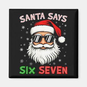 Aimant Santa dit Six Sept 6 7 Gen Z Alpha Meme Argot Ch