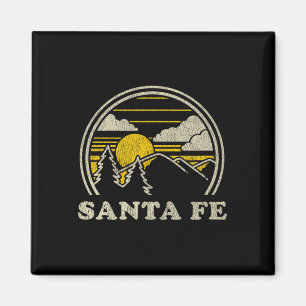 Aimant Santa Fe Nouveau-Mexique Nm T Shirt Vintage Randon