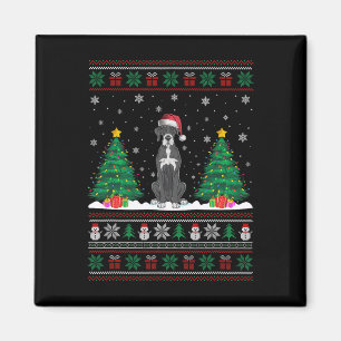 Aimant Santa Hat Great Dane Chien Noël Arbre Lumières Ugl