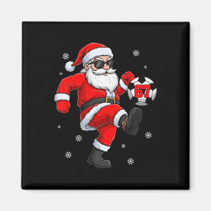 Aimant Santa Soccer Byll Sports Noël Footballeur M