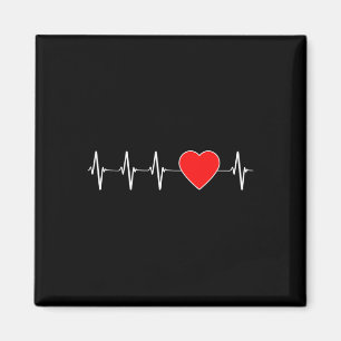 Aimant Santé Carburant Ekg Cardiopathie rouge Sensibilisa