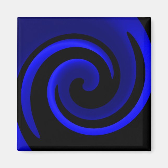 Aimant Saphir Bleu (Devant)