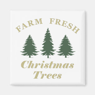Aimant Sapins de Noël frais de la ferme