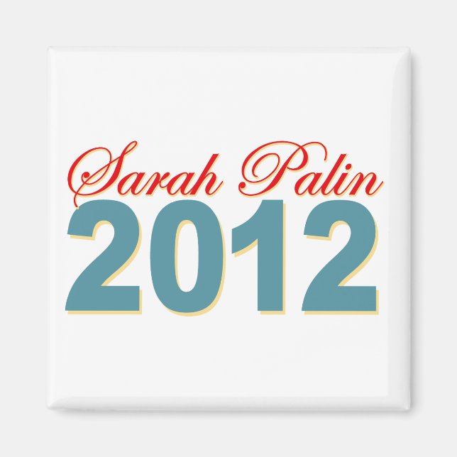Aimant Sarah Palin Présidente 2012 (Devant)