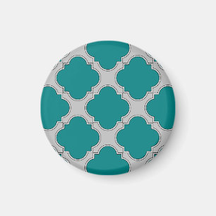 Aimant Sarcelle d'hiver et gris de Quatrefoil