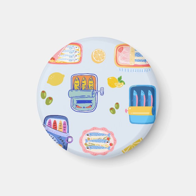 Aimant Sardines and Lemons (Devant)