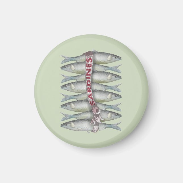 Aimant Sardines fraîches (Devant)