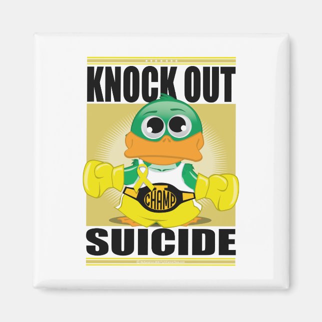 Aimant Sauter le suicide (Devant)