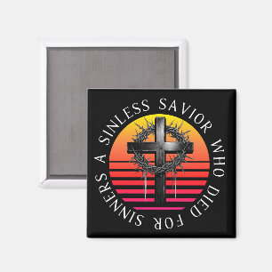 Aimant Sauveur sans pitié, Croix chrétienne