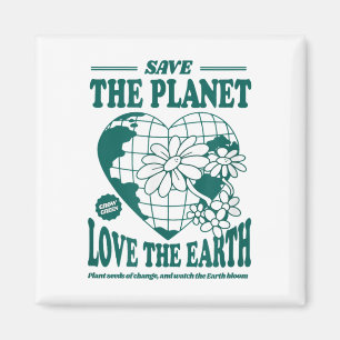Aimant Sauvez La Planète Aimer La Terre De l'environnemen