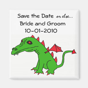 Aimant Sauvez l'aimant de dragon de date