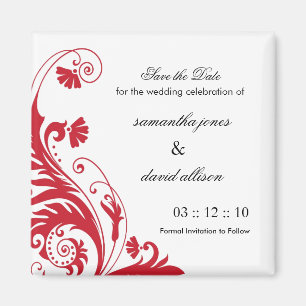 Aimant Sauvez l'aimant de mariage de date