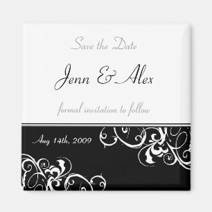 Aimant Sauvez l'aimant de mariage de date