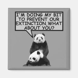 Aimant Sauvez le Panda