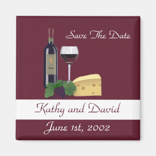 Aimant Sauvez le vin de date