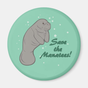 Aimant Sauvez les Manatees !