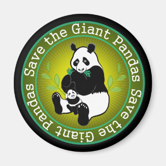 Aimant Sauvez les pandas géants