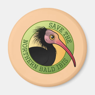 Aimant Sauvez l'ibis Northern Bald