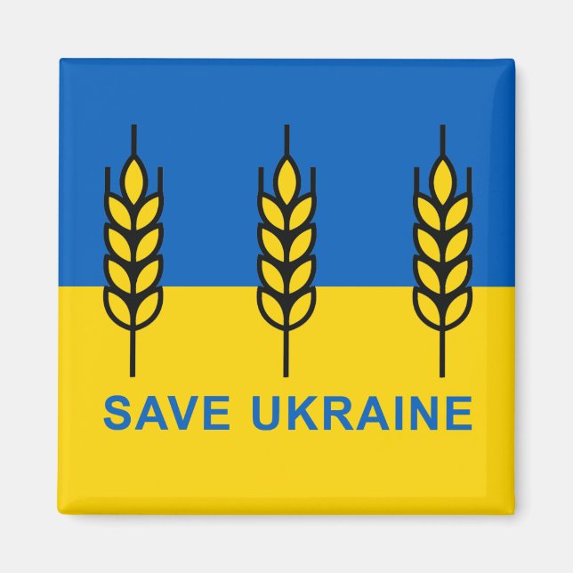 Aimant Sauvez l'Ukraine (Devant)