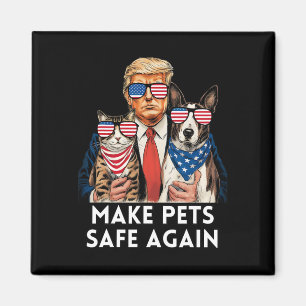 Aimant Sauvez Nos Animaux Votez Pour Trump Trump Vance Él