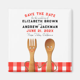 Aimant "Save the date" pour mariage