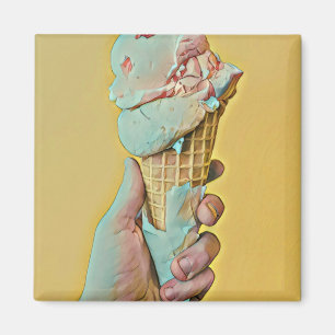 Aimant Saveur de crème glacée