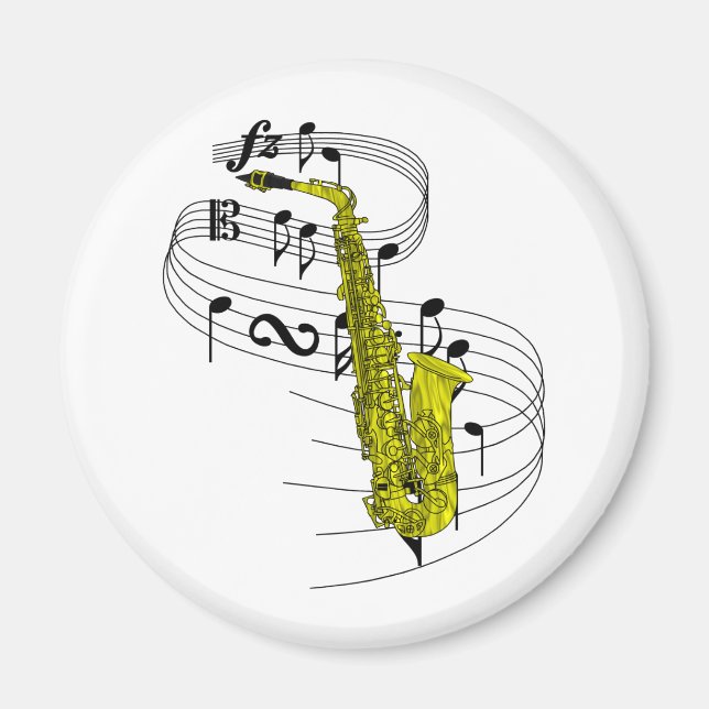 Aimant Saxophone (Devant)