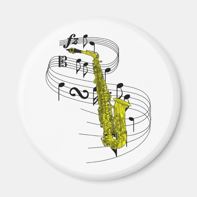 Aimant Saxophone (Devant)