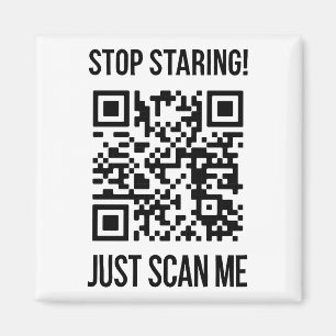 Aimant Scan Me QR Code : Choisissez la gentillesse chaque