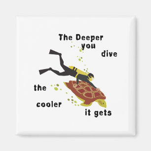 Aimant SCAPHANDRE drôle