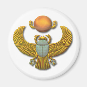 Aimant Scarab antique égyptien sacré - Or