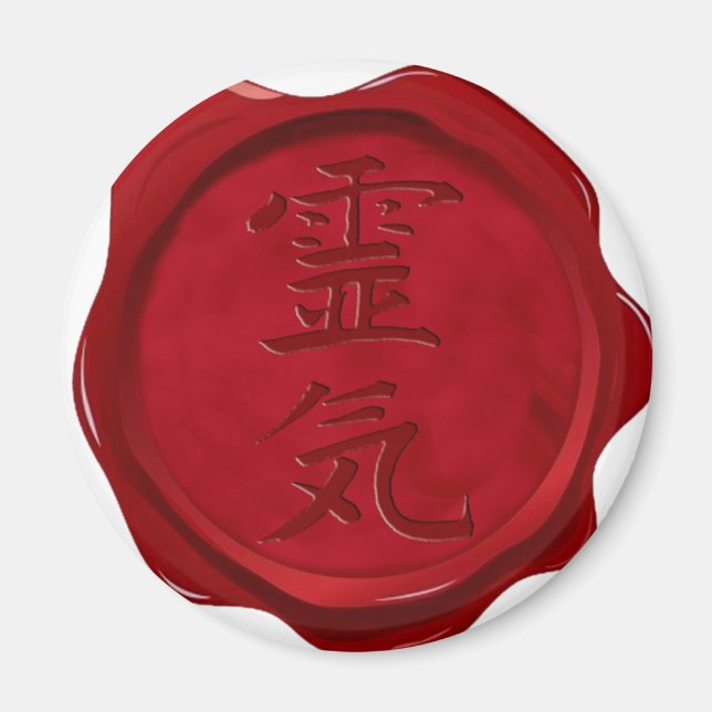 Aimant sceau de cire - REIKI (Devant)